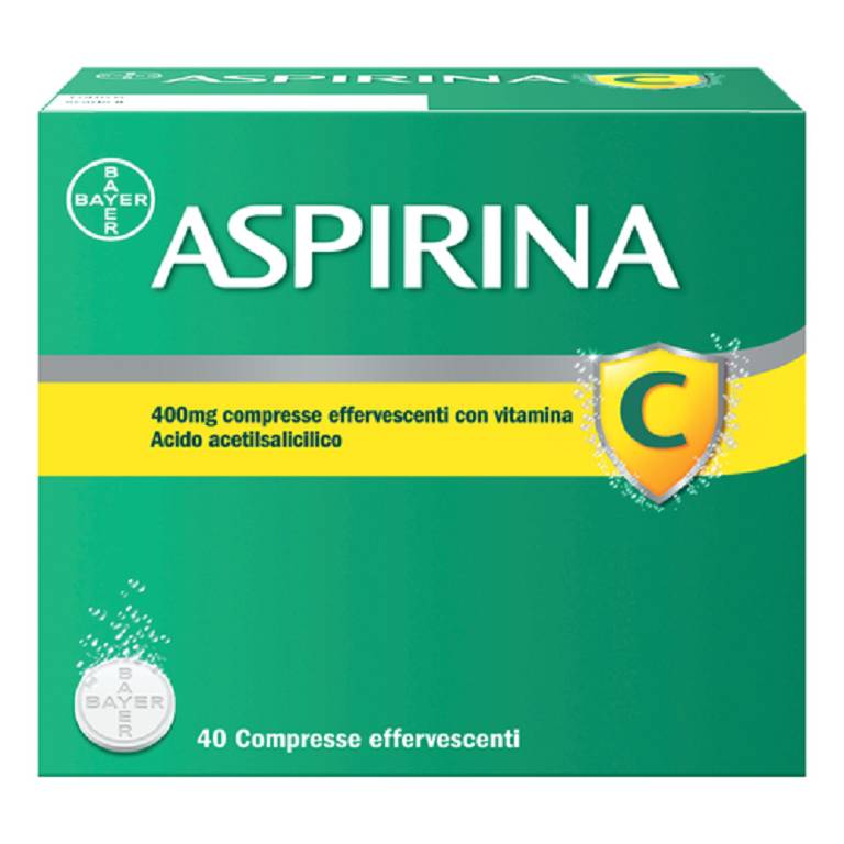 ASPIRINA C*40CPR EFF 400+240MG