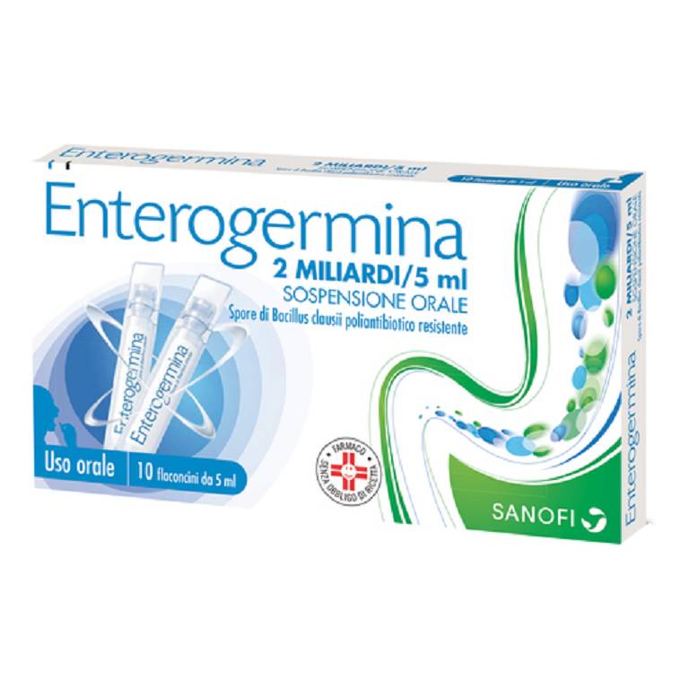 ENTEROGERMINA*OS 10FL 2MLD/5ML