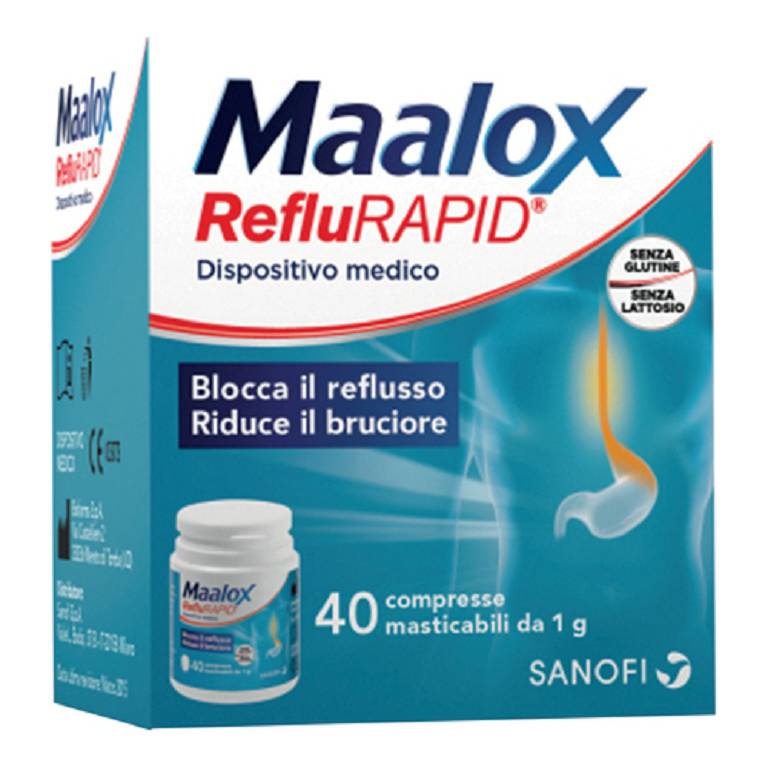 MAALOX REFLURAPID 40CPR MASTIC